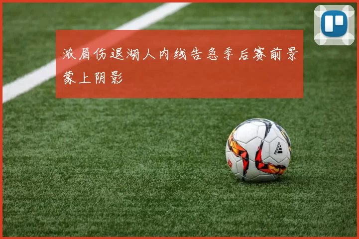 浓眉伤退湖人内线告急季后赛前景蒙上阴影
