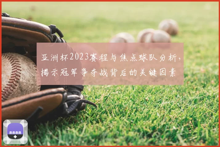 亚洲杯2023赛程与焦点球队分析，揭示冠军争夺战背后的关键因素